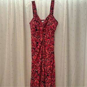 Maxi Dress Floral Print Allison Brittney